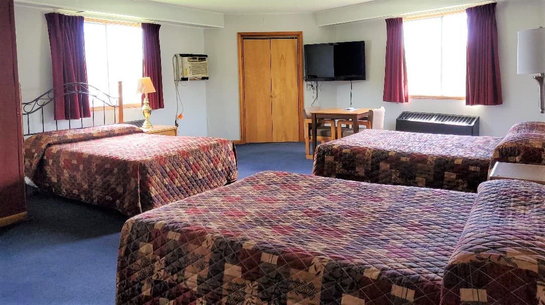 Guest room at Alpine Lodge in Davis, West Virginia
