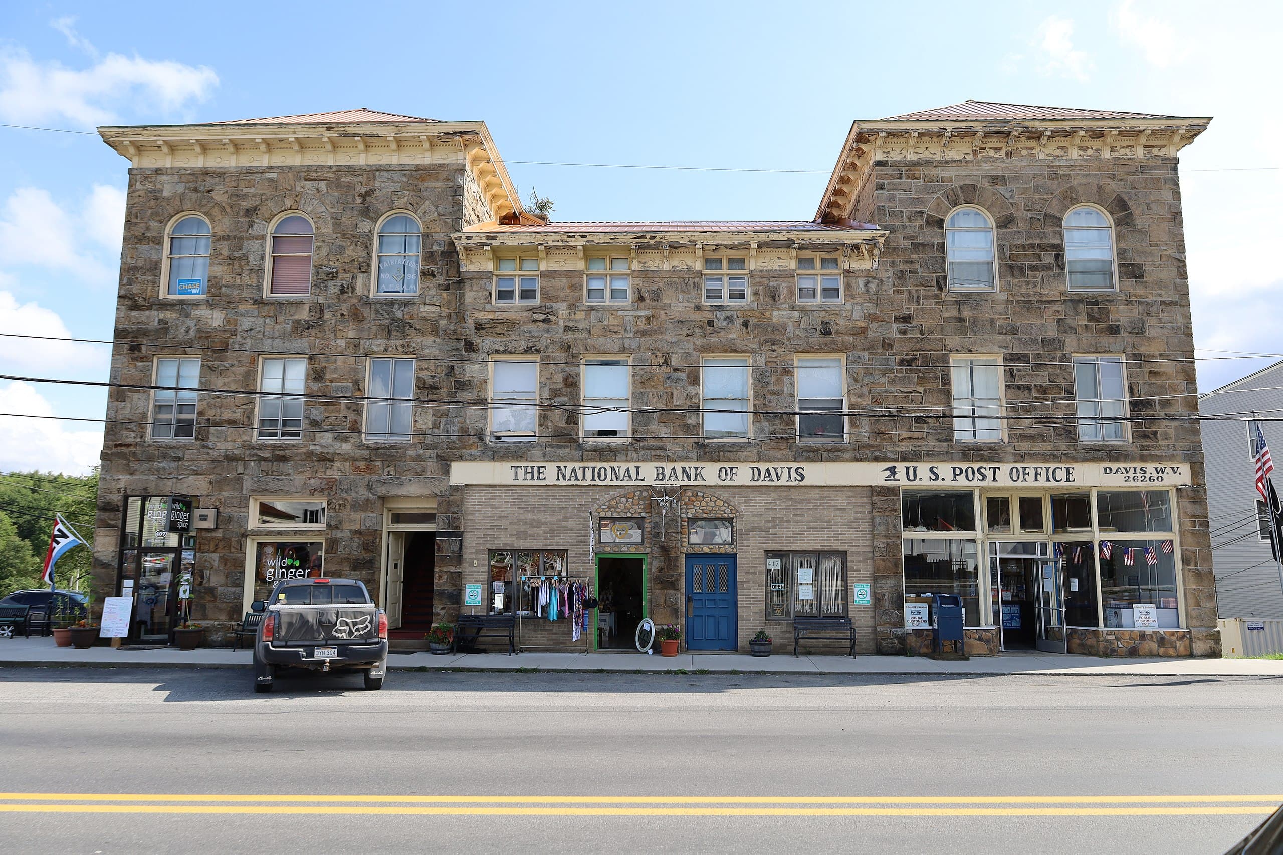 Downtown Davis, West Virginia near Alpine Lodge
