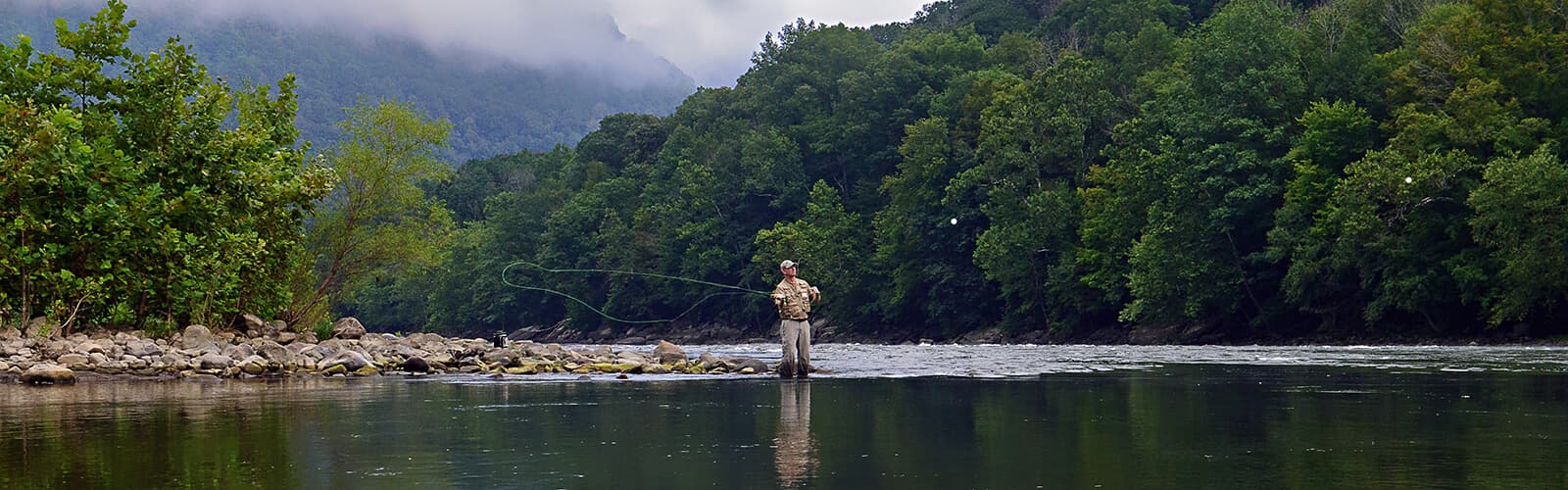 West Virginia river scenery near Davis and the Cheat River